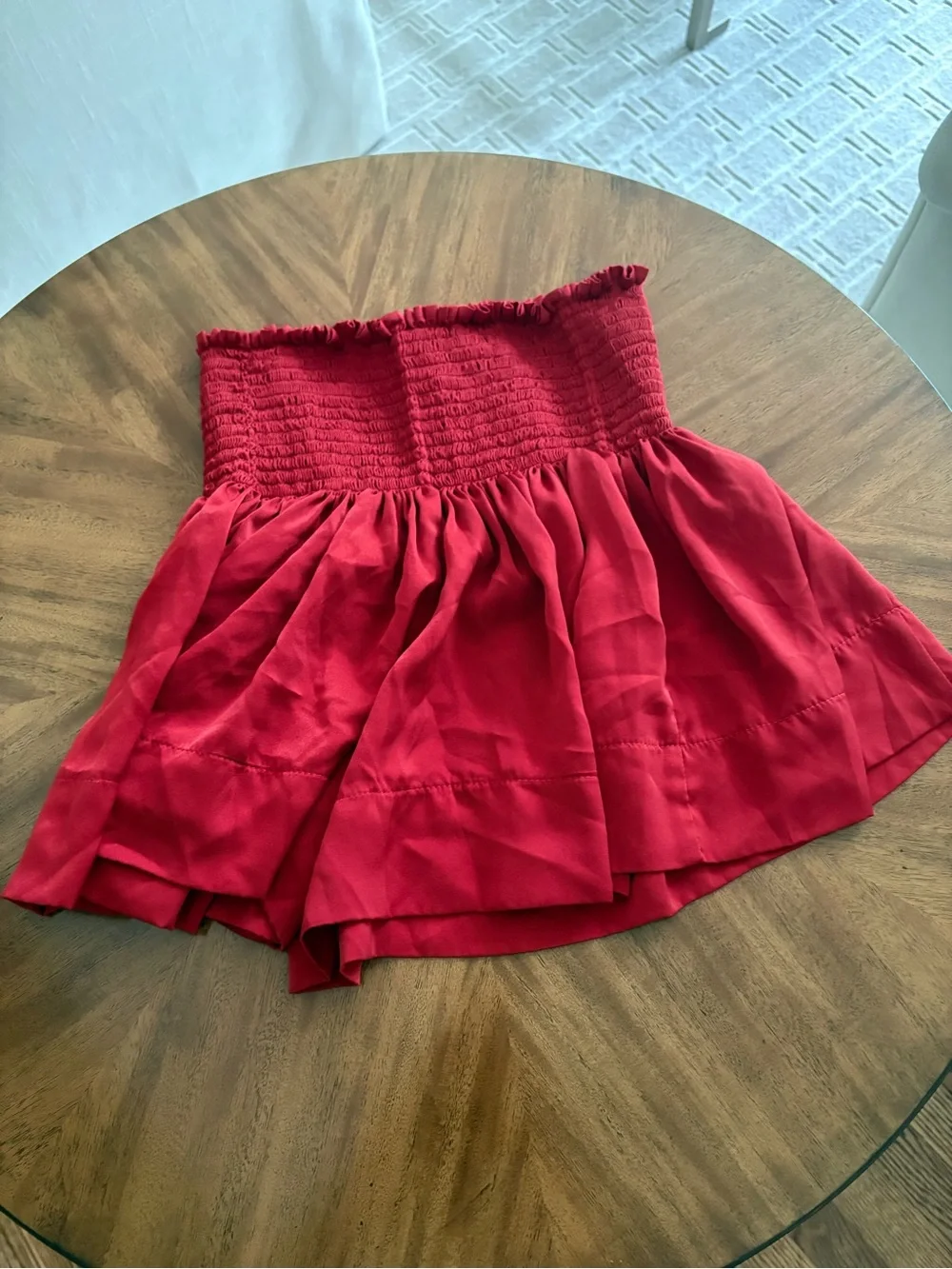 Red Koch Shorts Size Small